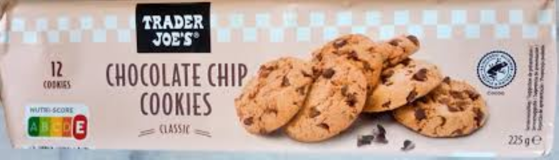 ALDI CHOCOLATE CHIPS COOKIES 250G